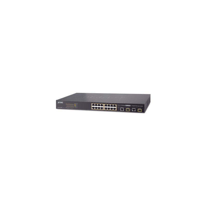 Switch Administrable L2 16 Puertos PoE+ TP/SFP