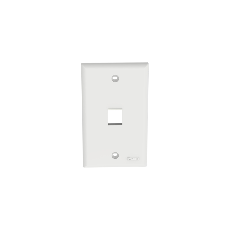 Placa de Pared Panduit 1 Puerto Keystone Blanco