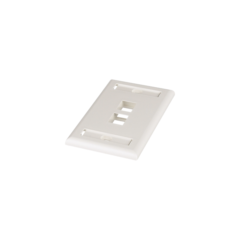 Placa de Pared Vertical 2 Puertos Keystone Panduit Blanco