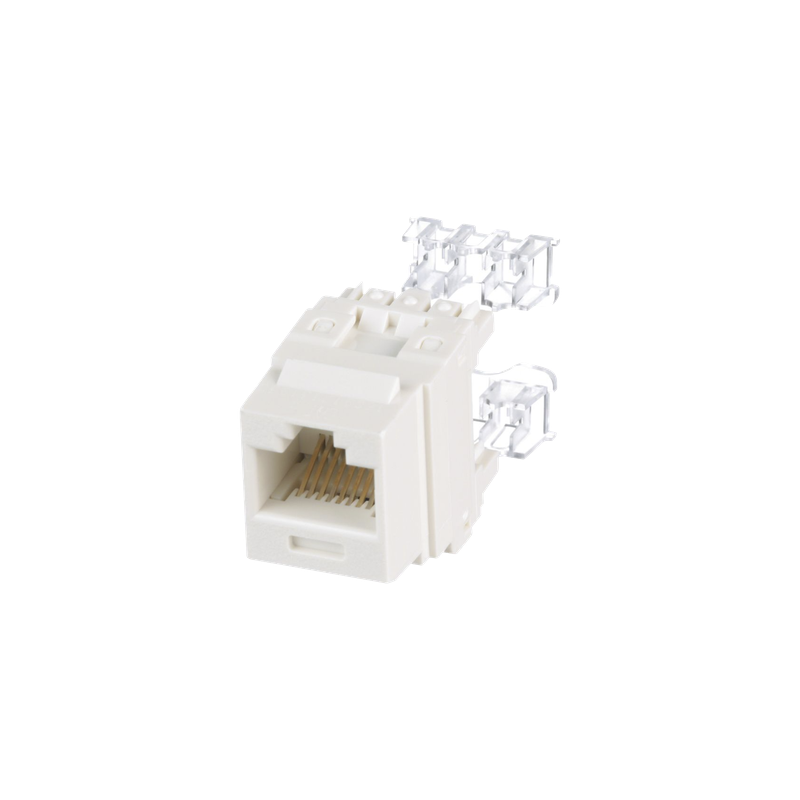 Conector Jack Panduit Cat6 Keystone Blanco Mate