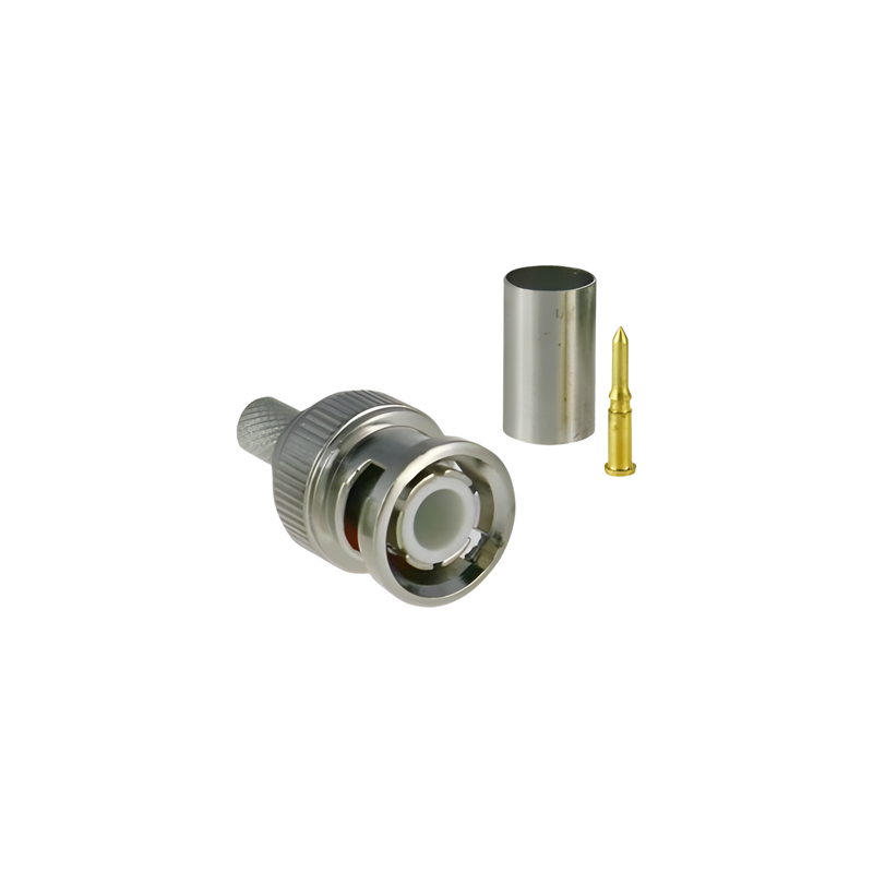 Conector BNC Macho 3 Piezas para RG-59