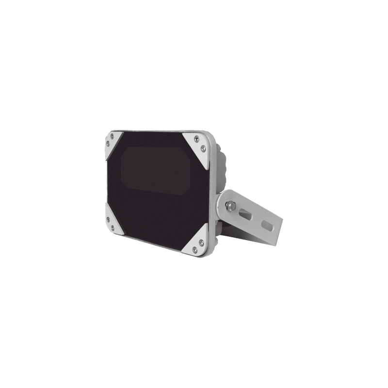 Iluminador IR / 90° Cobertura / 45 m (147.6 ft) / 850 nm / IP66 / Montaje en Pared