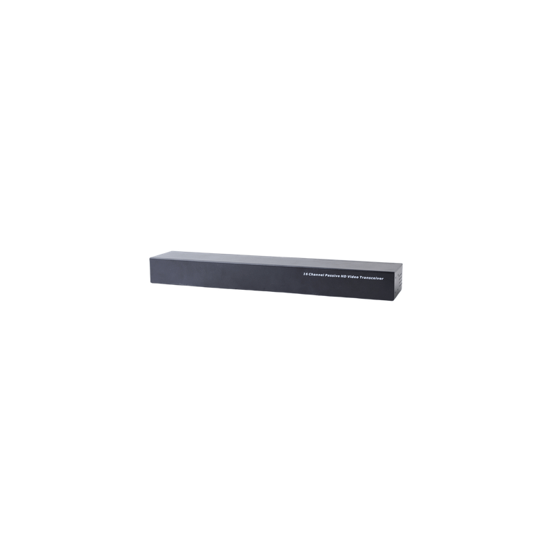 Transceptor de Video Pasivo / 16 Canales / 4K / Rack 19" / UTP Cat 5e/6 / HD-TVI/CVI/AHD/CVBS / Protección contra Sobretensión