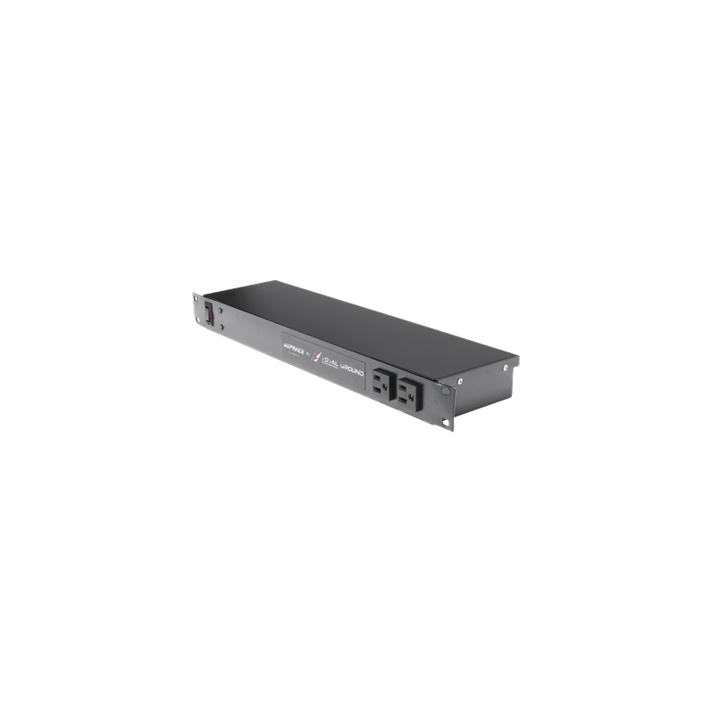 Supresor de Picos para Rack / 10 Contactos NEMA 5-15R / Protección Clase A 40 kA / Filtro EMI/RFI -70 dB / Montaje 19" 1U