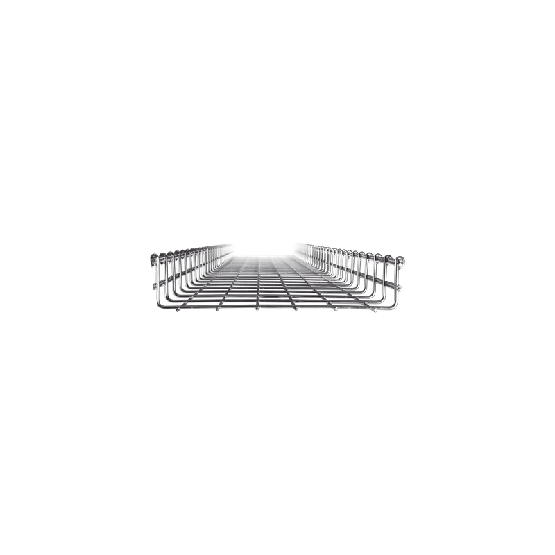 Charola Tipo Malla / Ancho 300 mm (11.8 in) / Peralte 66 mm / Tramo 3 m (9.84 ft) / Electro Zinc / 315 Cables Cat6