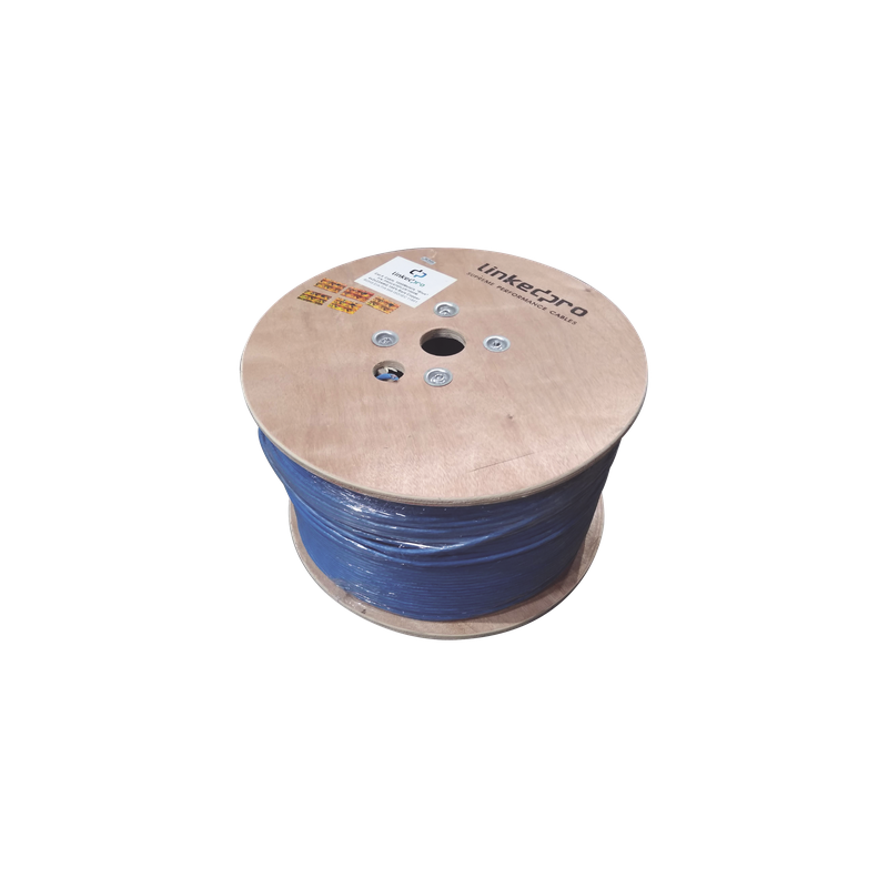 Cable Cat6+ LinkedPro 1000m Azul - Redes y CCTV Industrial