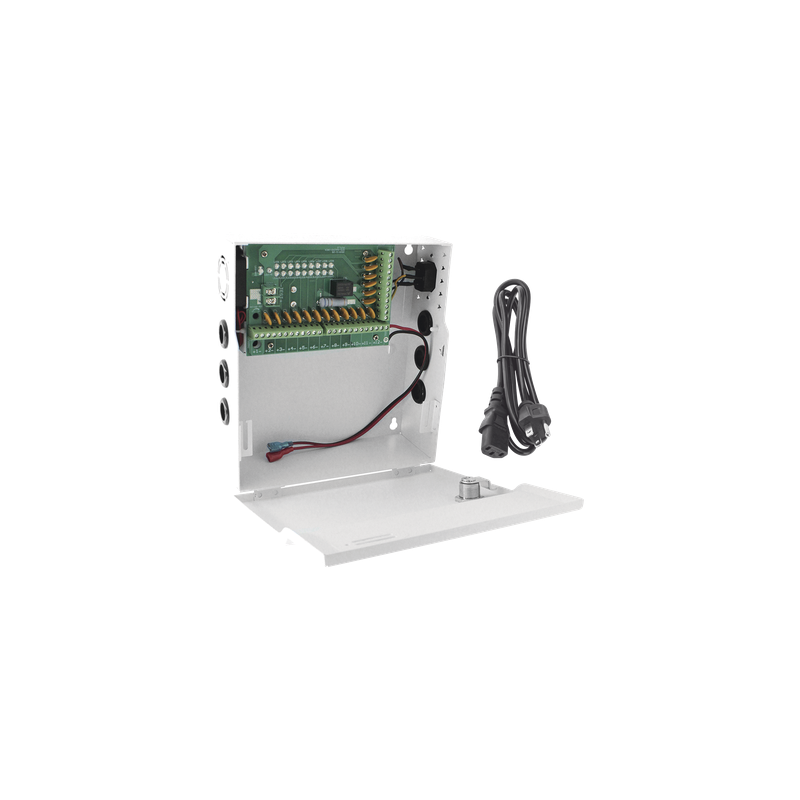 Fuente de Poder Profesional / 12 Vcc @ 20 A / 18 Canales / Entrada Universal 96-264 Vca / Protección de Batería 10.5 V