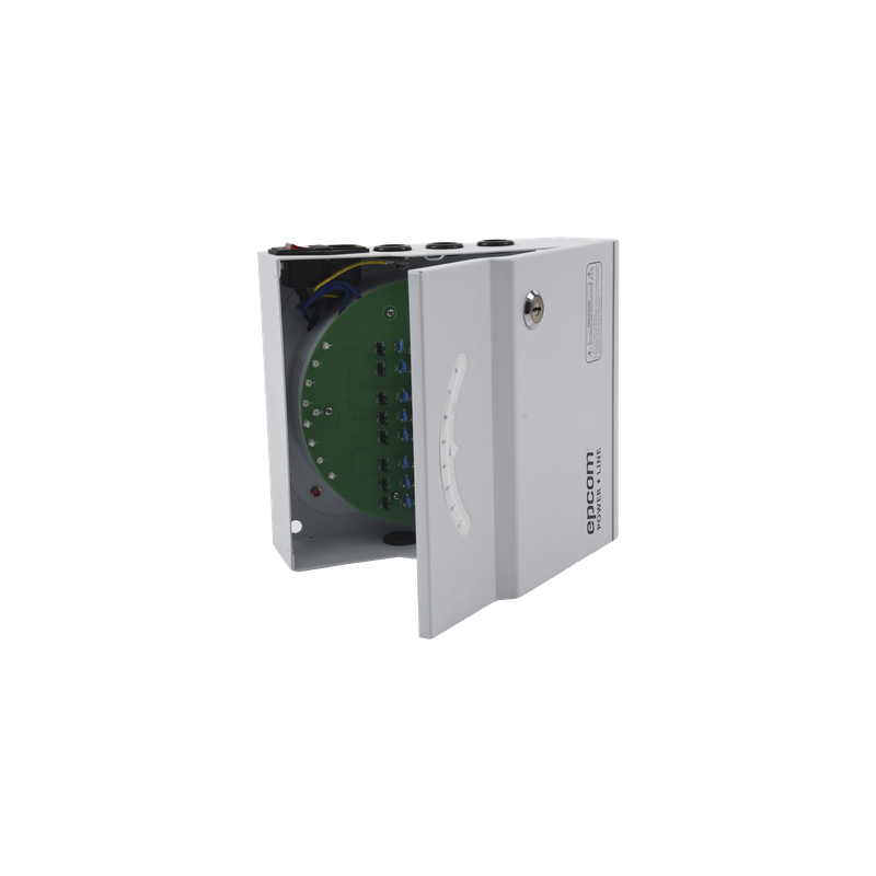 Fuente de Poder 24Vca 8A para 8 Cámaras EPCOM POWERLINE