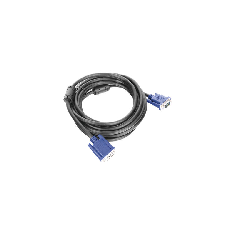 Extensión VGA / 5 m (16.40 ft) / HD15 Macho-Macho / Doble Blindaje / Full HD 1080p