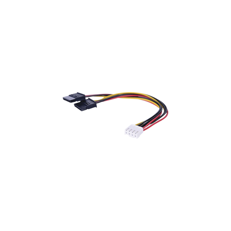 Cable de Alimentación SATA / Doble Corriente / 15 cm (0.49 pies) / Compatibilidad Universal DVR