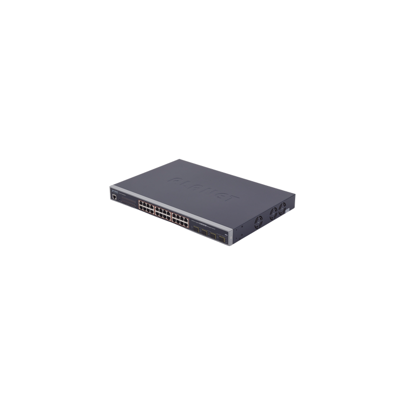 Switch Planet WGSW-24040HP4: 24 Puertos PoE+ Gigabit Adminis