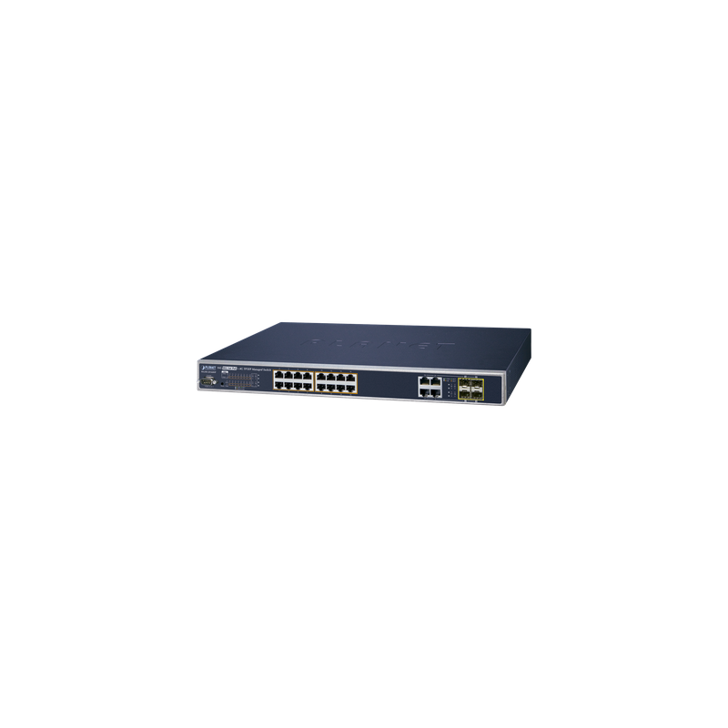 Switch Administrable PLANET 16 Puertos 10/100/1000 PoE