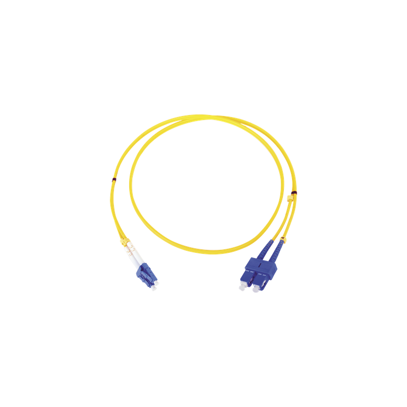 Jumper LC-SC Monomodo Duplex 1m Amarillo