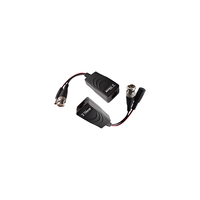 Kit de Transceptores Activos TURBO HD / Conversión 36/24 Vcc a 12 Vcc Regulados / Transmisión 200 m (656.2 ft) / Compatible HD-TVI, HD-CVI, AHD, CVBS / UTP Cat5e/6