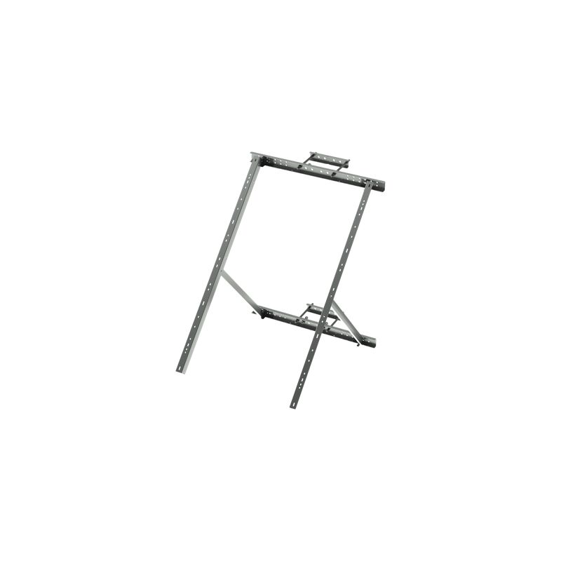 Soporte de Montaje para Panel Solar / Ajustable 25° a 50° / Galvanizado Electrolítico / 15 kg / Torre y Poste