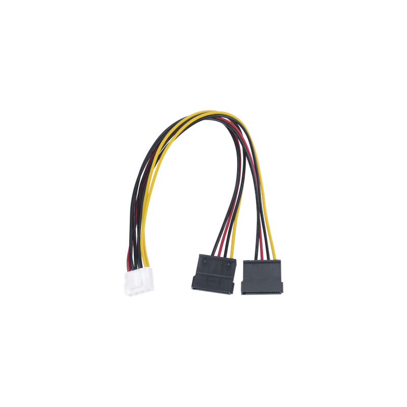 Cable de Alimentación SATA / 25 cm / 0.82 pies / Compatible con DVR Hikvision y EPCOM