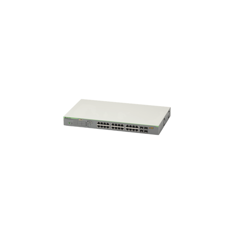 Switch PoE+ WebSmart 24 puertos Gigabit + 4 SFP 185W Allied