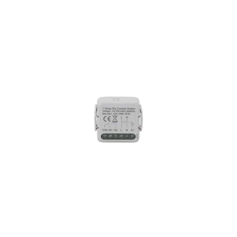 ZigBee Módulo Switch Relé Contacto Seco 100-240V 5A 150W LED | Precio México - Envío Inmediato | LM Soluciones