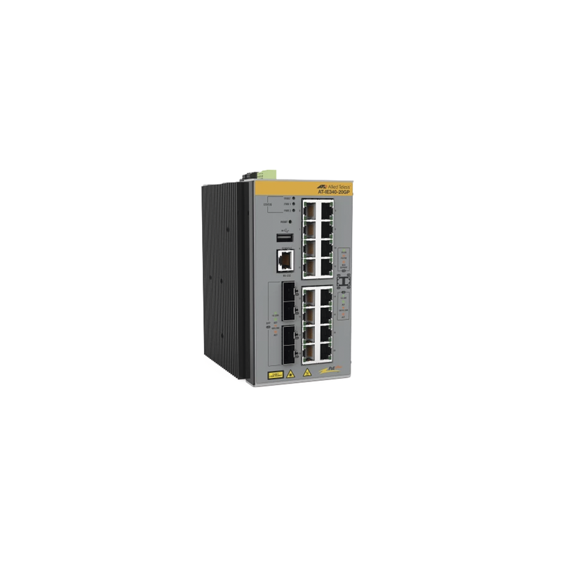 Switch Industrial Capa 3 AT-IE340-20GP-980 16 PoE+ 4 SFP