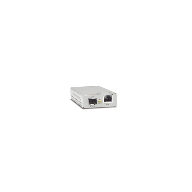 Convertidor Gigabit Ethernet a Fibra SFP Allied Telesis