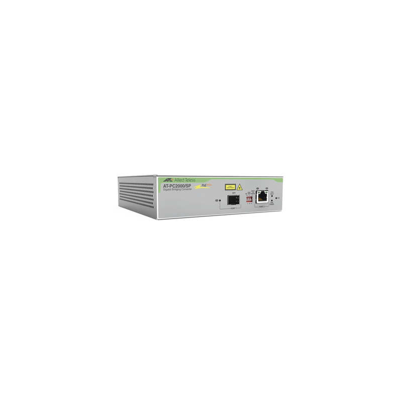 Convertidor de Medios Gigabit PoE+ a Fibra SFP