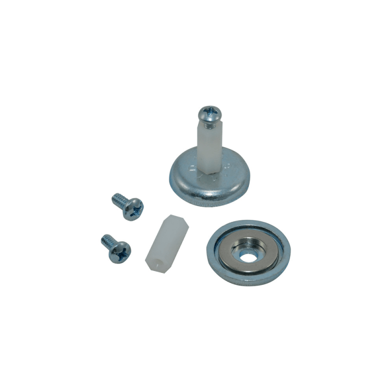 Accesorio, Kit de Montaje Magnético, Fuerza Máxima 26 lb, Diámetro Copa 23.8 mm, Incluye Hardware, Sin Necesidad de Taladrar, Compatible con Enclosures Metálicos