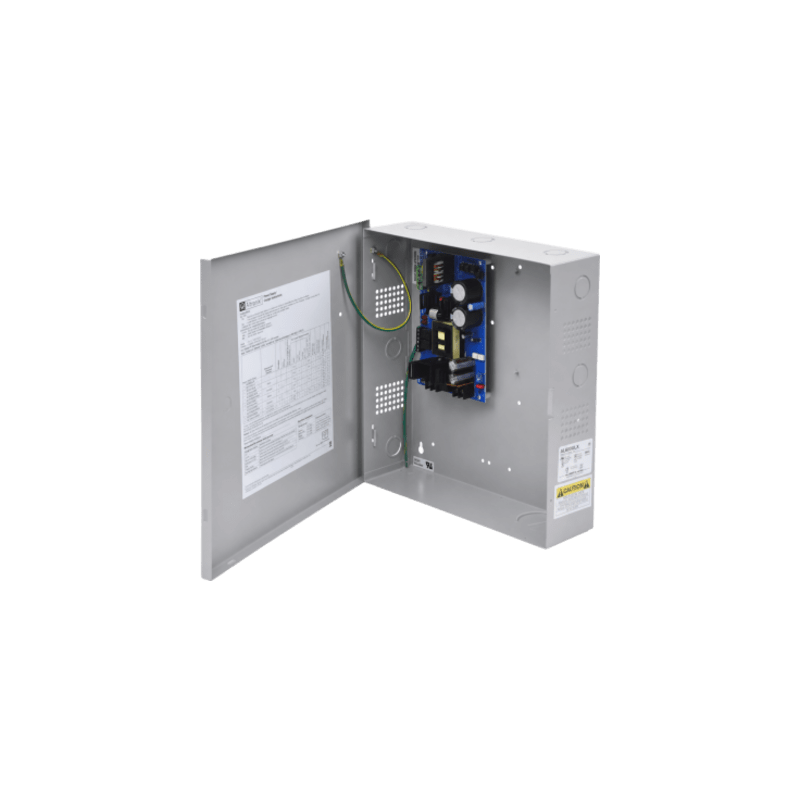 Fuente de Alimentación con Respaldo / Salida Seleccionable 12/24 VDC / 4 A / Entrada Universal 115/230 VAC / Cargador de Baterías 0.5 A / Certificación CE