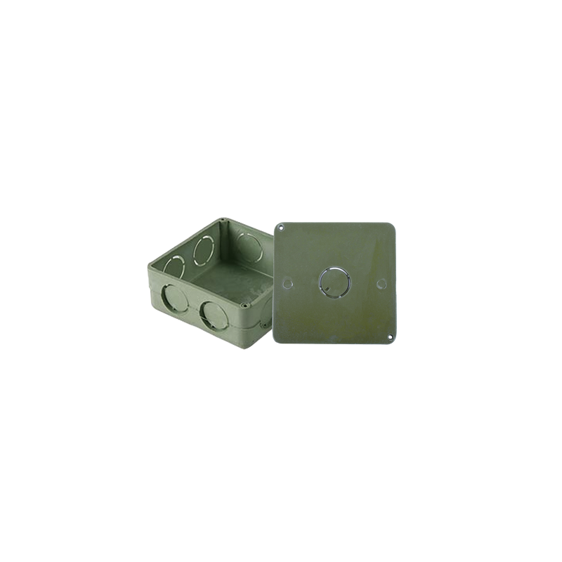 Caja Cuadrada y Tapa PVC Conduit 1
