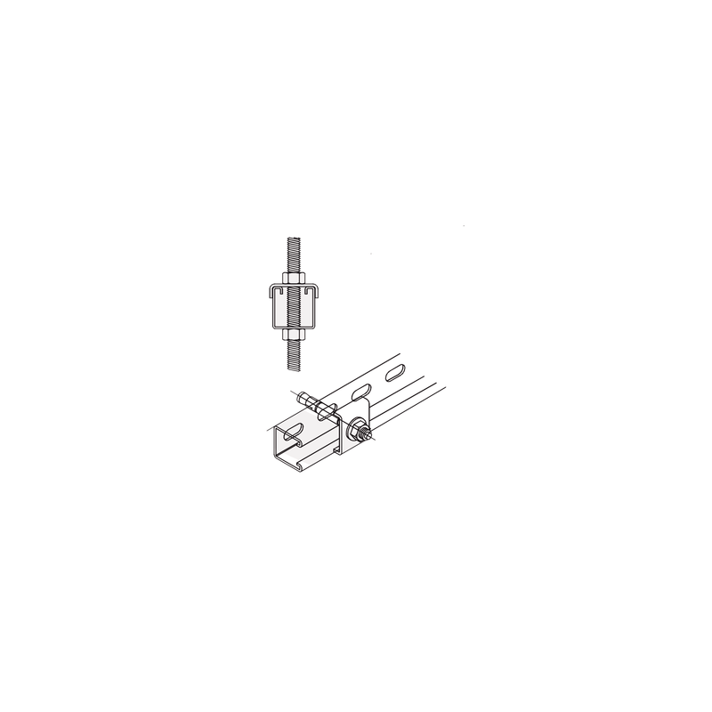 Tope Unicanal U para Tornillo 3/8 Anclo - LM Soluciones