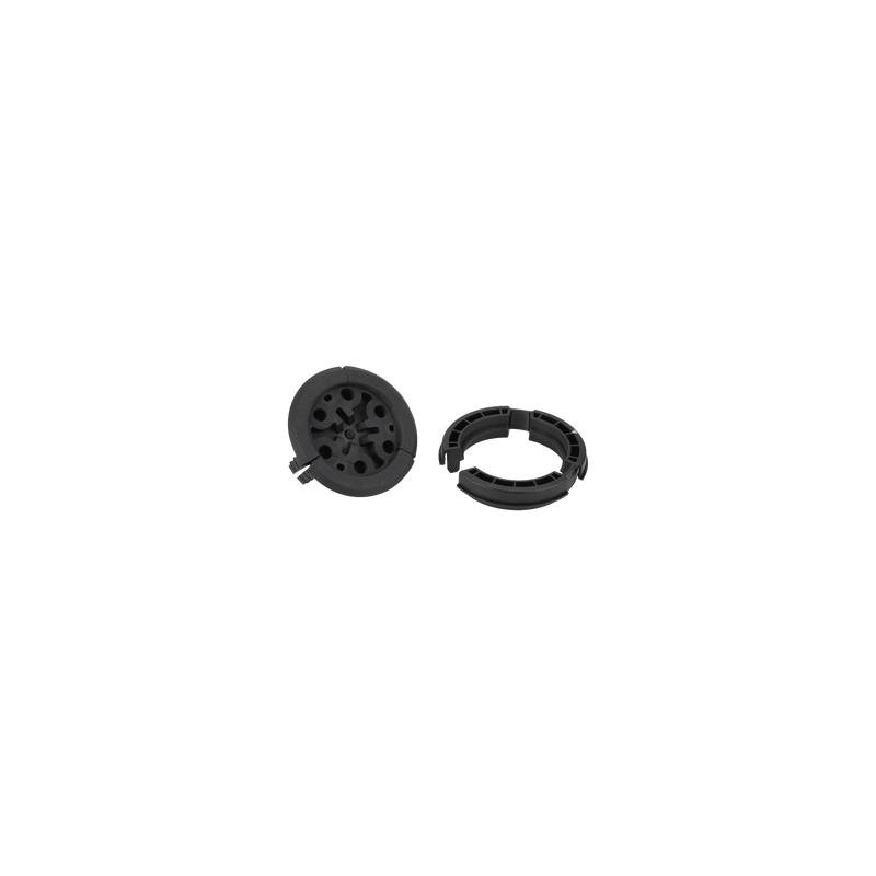 Bota Pasamuro de 4 Con 6 Orificios de 1/4 Para Cable Corrugado