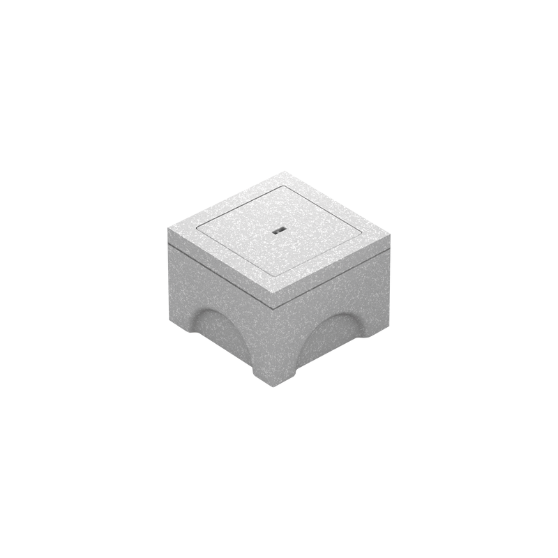 Arqueta de Hormigón 410x410mm para Tierra Física