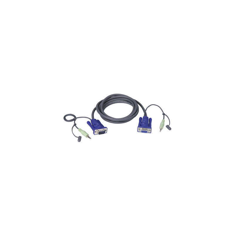 Cable VGA con Audio ATEN 1.8 metros | Alta Calidad | Precio México - Envío Inmediato | LM Soluciones