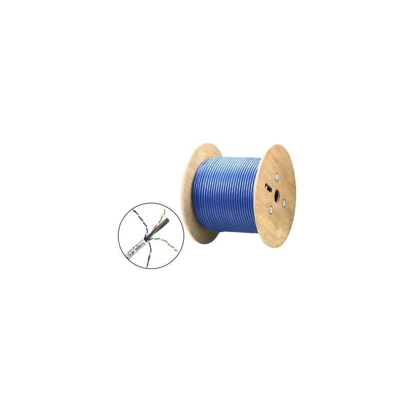 Cable SF/UTP 4 pares 23 AWG ATEN 305m Azul | Precio México - Envío Inmediato | LM Soluciones