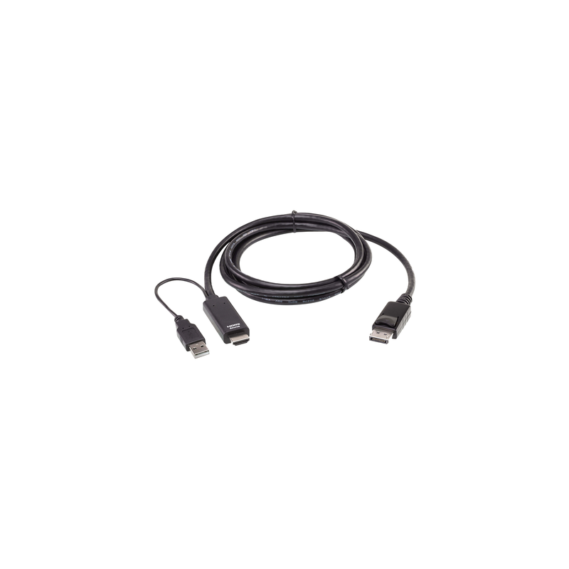 Cable HDMI a DisplayPort 1.8m True 4K ATEN | Precio México - Envío Inmediato | LM Soluciones
