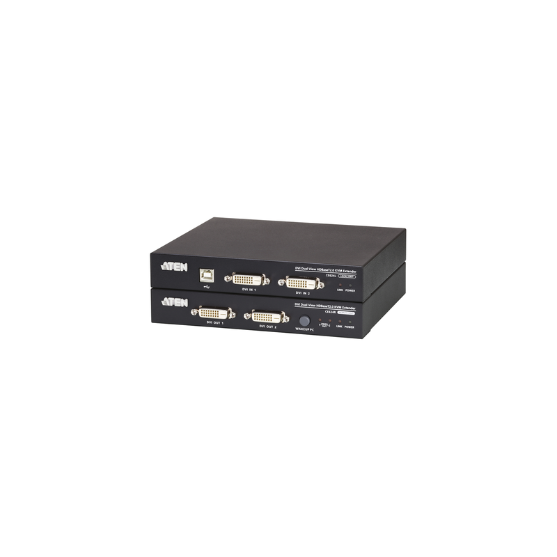 ATEN Extensor KVM HDBaseT DVI USB Dual Display