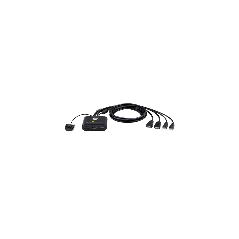 Switch KVM Aten 2 Puertos HDMI USB 1080p | LM Soluciones