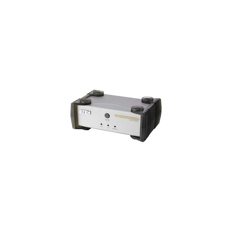 Dispositivo para conectar dos consolas a un ordenador VGA USB 