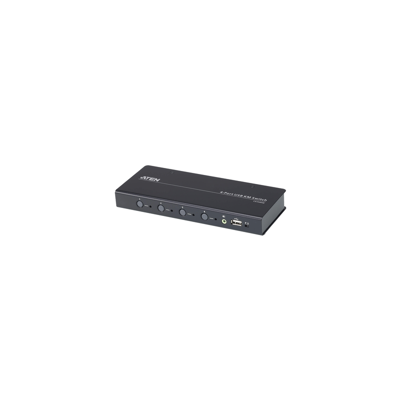 Switch KVM USB 4 Puertos ATEN RS232 Control 4 PCs | Precio México - Envío Inmediato | LM Soluciones
