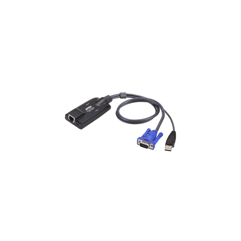 Switch KVM ATEN 2 puertos DVI USB selector remoto