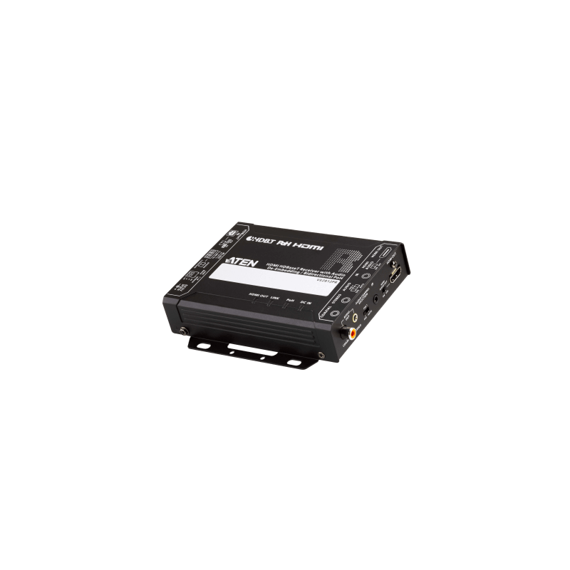 Receptor HDMI HDBaseT VE2812PR / Transmisión 4K Hasta 100 m / Audio De-embedding / Bi-directional PoH / RS-232 / IR Bidireccional / HDCP 2.2 / Rack-Mountable