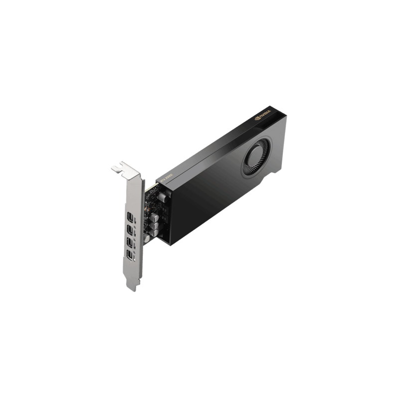 Tarjeta Gráfica Profesional NVIDIA RTX 2000 Ada Generation / 16 GB GDDR6 ECC / 2.816 CUDA Cores / 22 RT Cores / 88 Tensor Cores / PCIe 4.0 x8 / 70W TDP / 4x Mini DisplayPort 1.4a / AV1 Encode-Decode