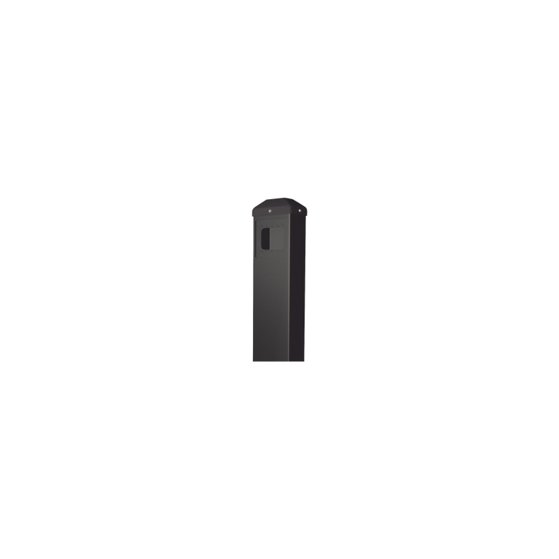 Pedestal tipo bolardo para sensores BEA - Negro | Precio México - Envío Inmediato | LM Soluciones