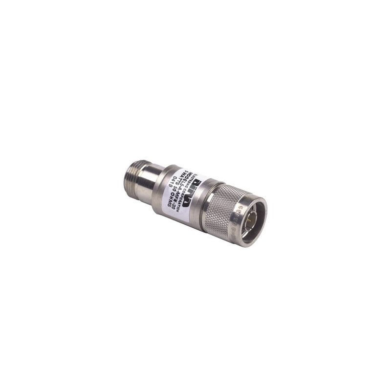 Atenuador en Línea 30 dB, 5 W, CD-4 GHz, Conectores N