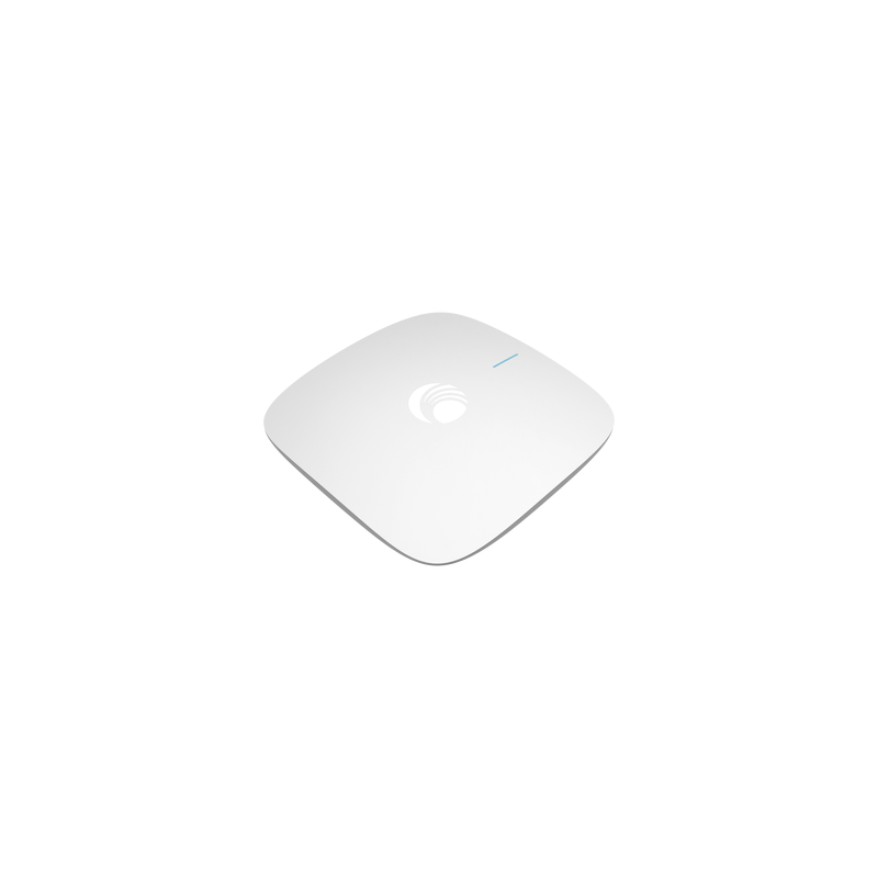 Punto de Acceso Wi-Fi para interior / Omnidireccional cnPilot e410 / Doble banda (2.4 y 5 Ghz) / MU-MIMO 2x2 / Antena Beamforming / Hasta 256 Clientes / Hasta 1.2 Gbps / Gestión centralizada desde nube cnMaestro