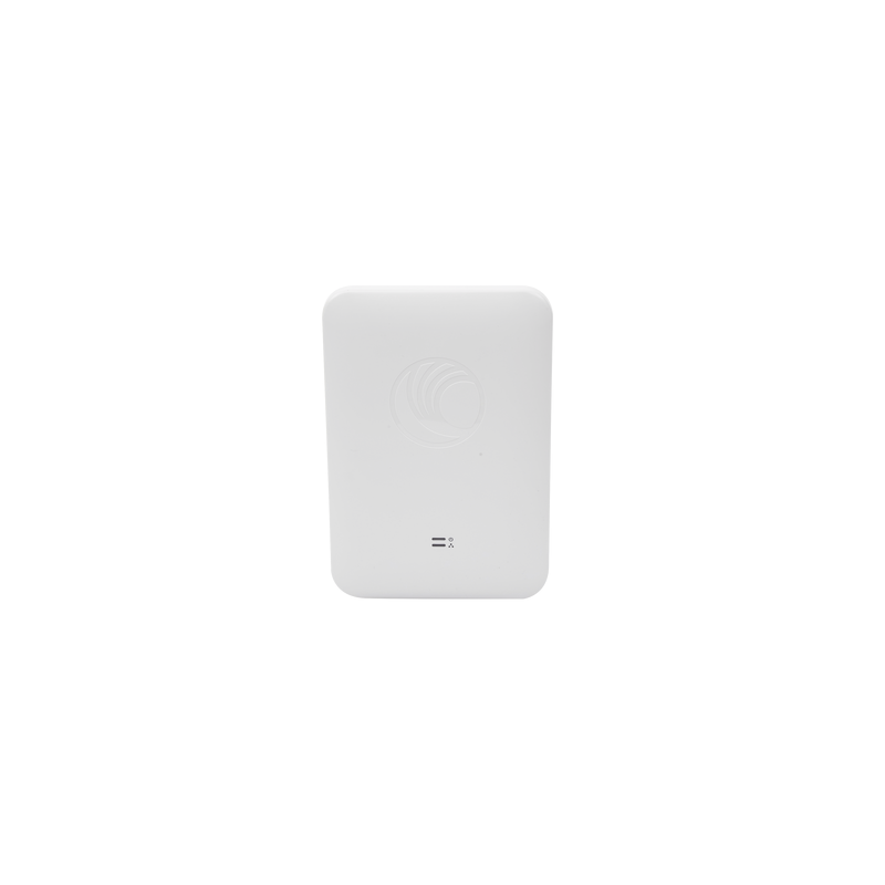 Access Point WiFi cnPilot e500 para exterior, IP67 grado industrial, Filtros para coexistencia con redes LTE, doble banda, antena omidireccional y puerto PoE secundario