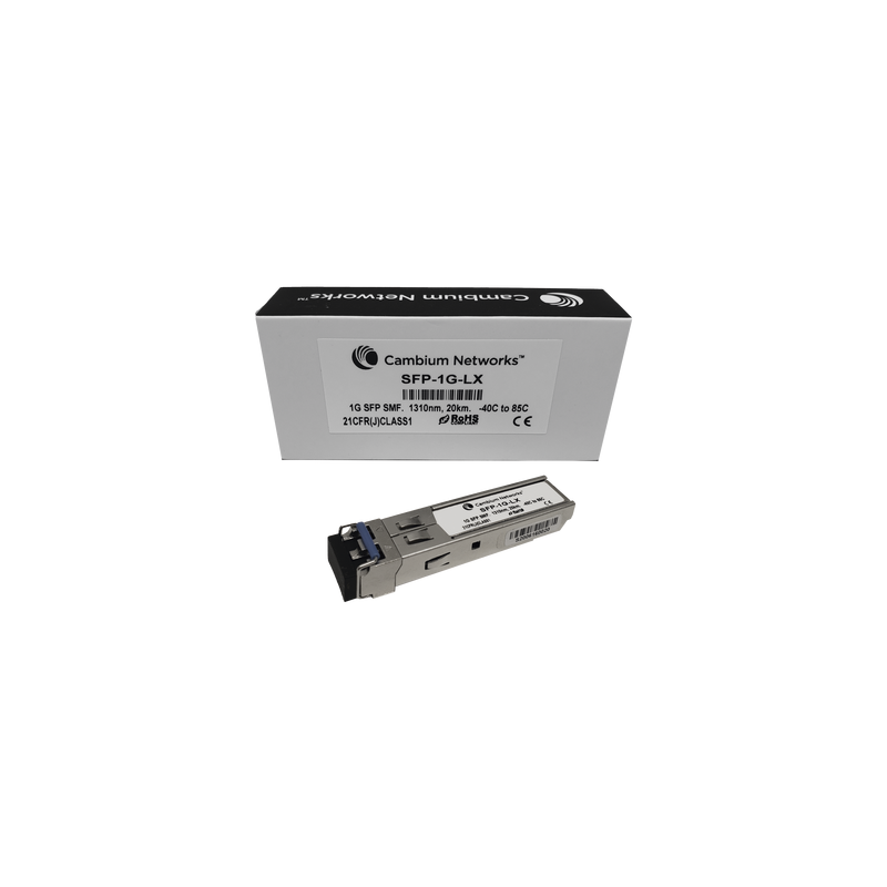 Transceptor MiniGbic SFP Cambium 1Gbps Monomodo 20km LC