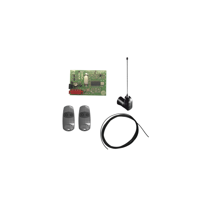 Kit Receptor Inalámbrico CAME con Antena y 2 Controles | Precio México - Envío Inmediato | LM Soluciones