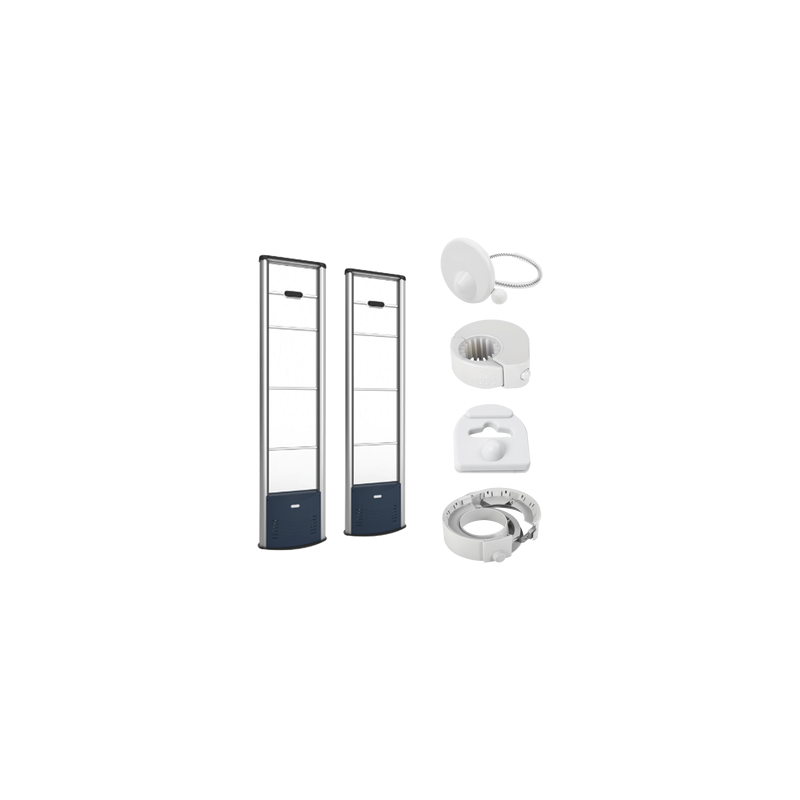Kit de Arcos EAS para Protección de Ropa, Botellas, con Accesorios RX, TX 8.2 MHz hasta 1.8 m