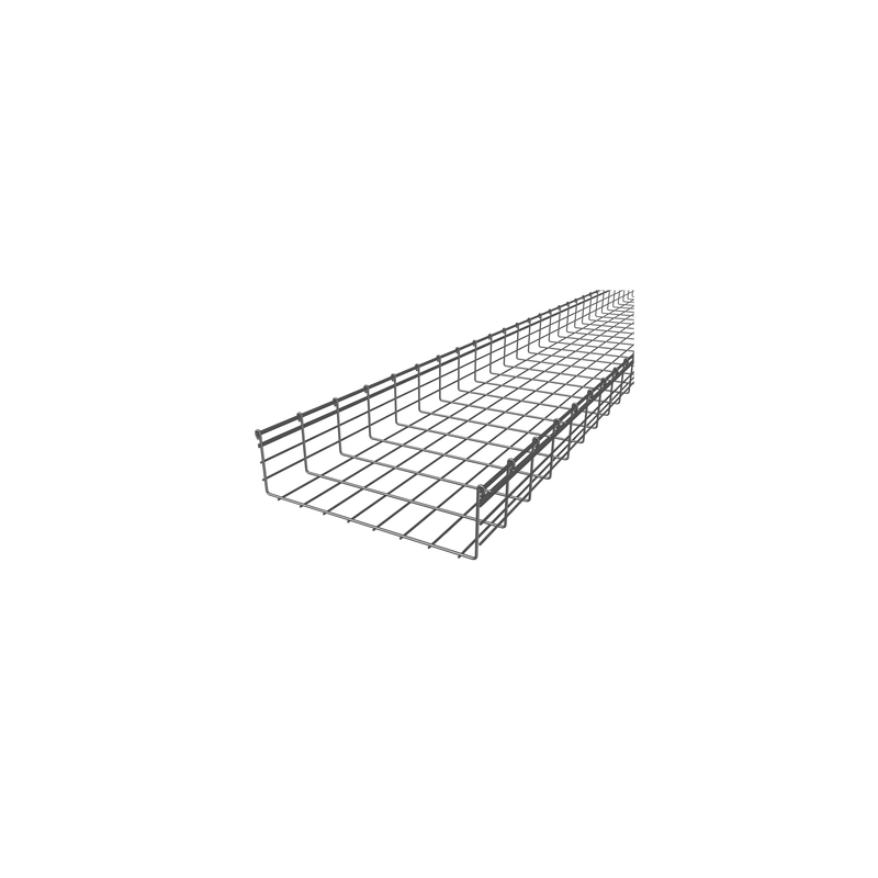 Charola Tipo Malla 150/400mm Electro Zinc 3m CHAROFIL