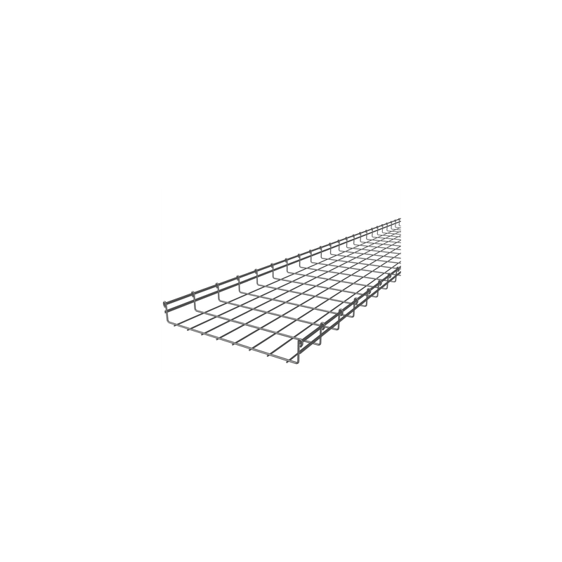 Charola Tipo Malla 66/450mm Electro Zinc 3m CHAROFIL